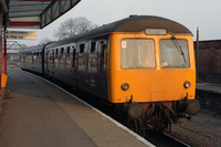 Class 105 DMU at Lincoln