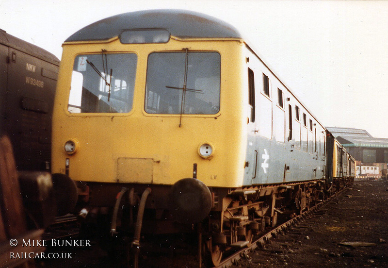 Class 105 DMU at Newton Heath depot