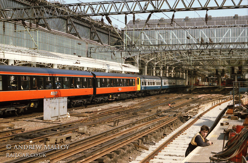 Class 107 DMU at Glasgow Central