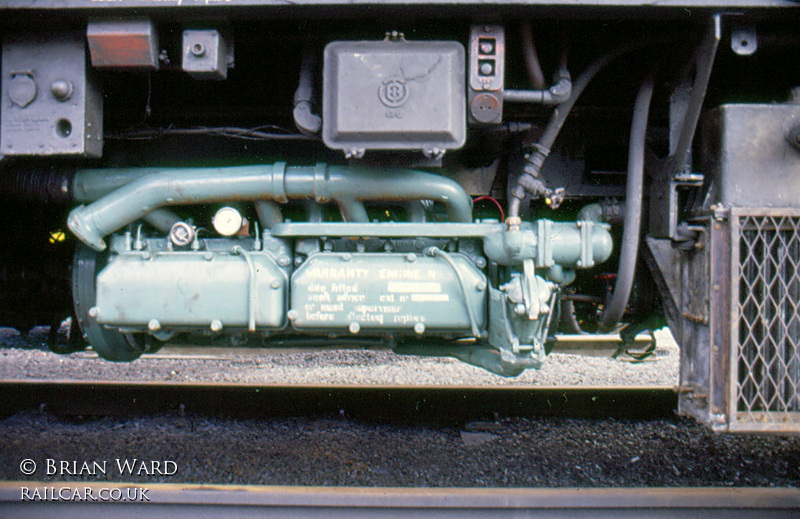 Detail of a Class 107 DMU