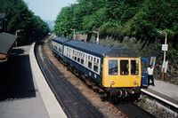 Class 108 DMU at New Mills Central