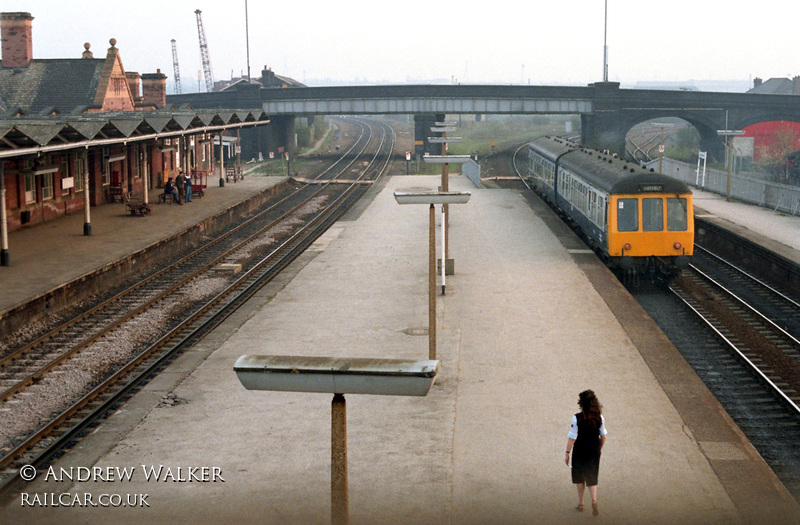 Class 108 DMU at Masborough