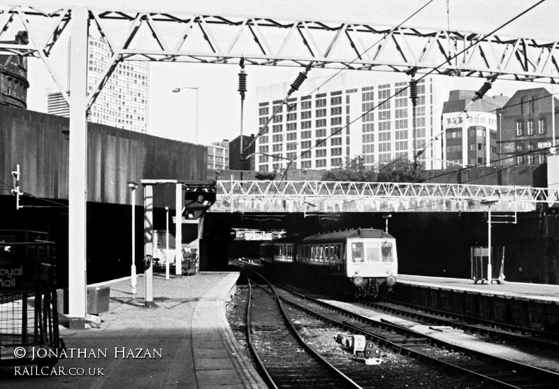 Class 115 DMU at Birmingham New Street