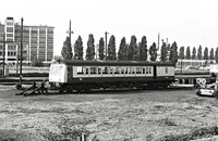 Class 116 DMU at Southall depot