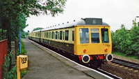 Class 117 DMU at Warwick