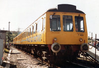 Class 118 DMU at Laira depot