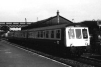 Class 119 DMU at Shalford