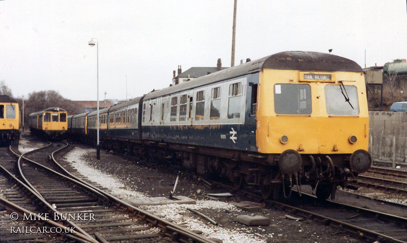 Class 120 DMU at Newton Heath depot