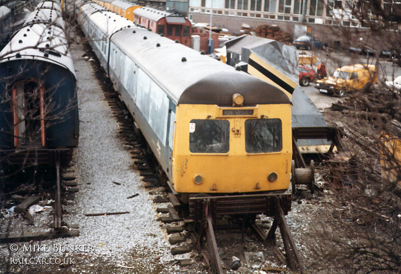 Class 120 DMU at Newton Heath depot