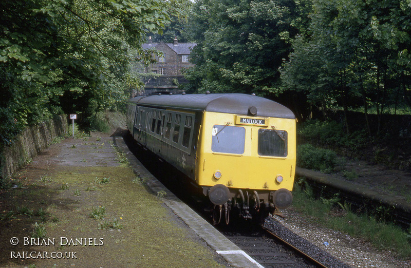 Class 120 DMU at Whatstandwell