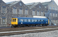 Class 122 DMU at Swindon Works