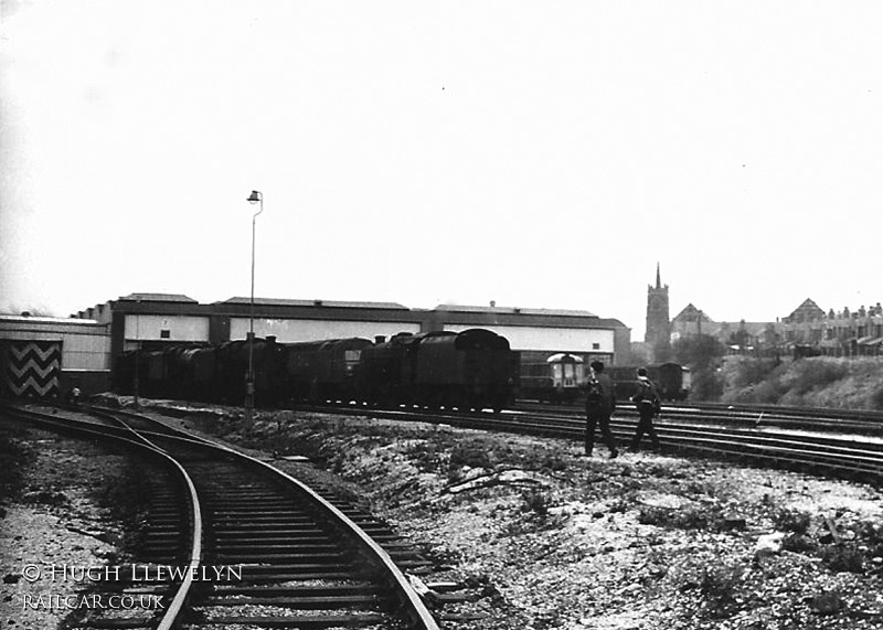 Class 122 DMU at Tyseley depot