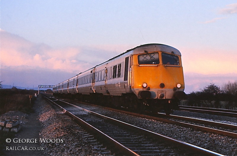 Blue pullman at Marshfield