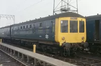 Class 100 DMU at Allerton depot