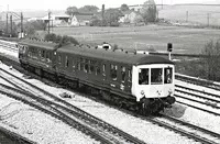 Class 100 DMU at Barrow Hill