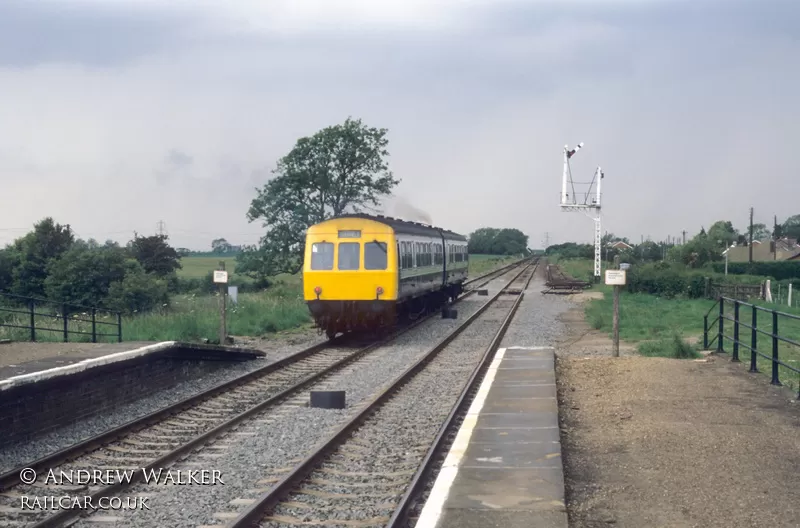 Class 101 DMU at Saxilby