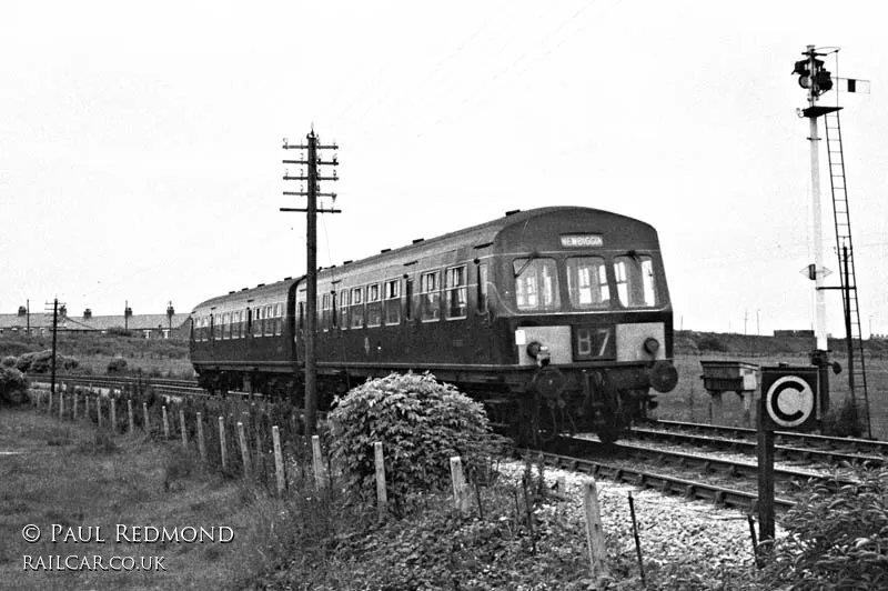 Class 101 DMU at near Ashington