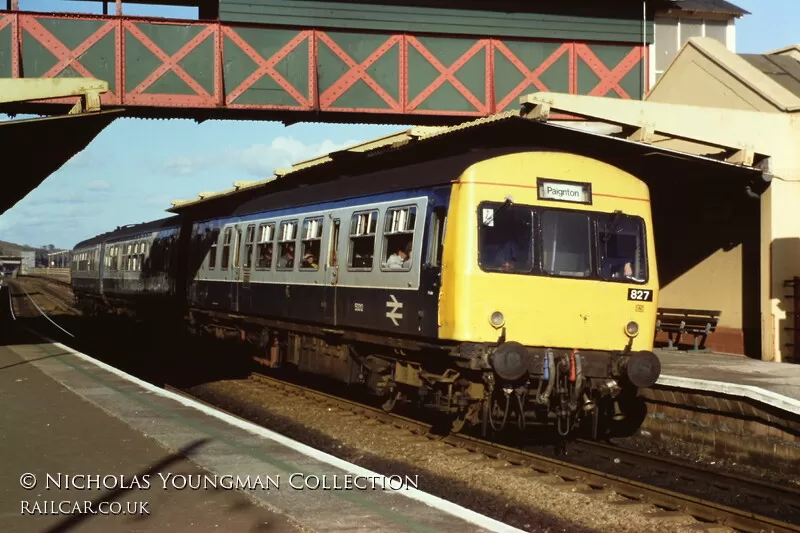 Class 101 DMU at Dawlish