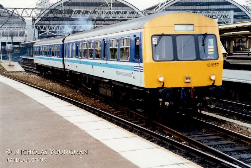 Class 101 DMU at Manchester Piccadilly