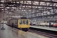 Class 107 DMU at Glasgow Central