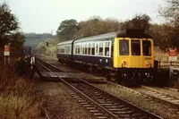 Class 108 DMU at Clarborough