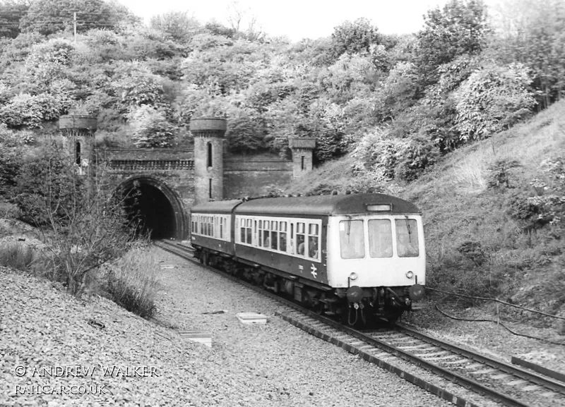 Class 108 DMU at Kirton Tunnel