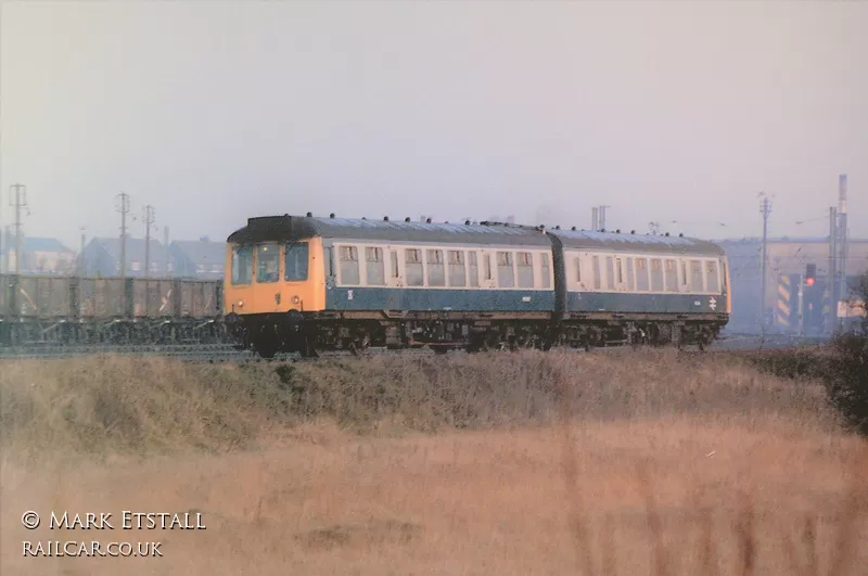 Class 108 DMU at Ince Moss Sidings