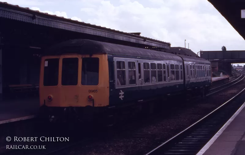 Class 108 DMU at Bridgwater