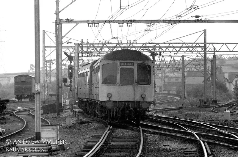 Class 110 DMU at Huddersfield Junction, Penistone