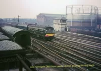 Class 111 DMU at Holbeck Low Level