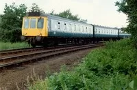 Class 115 DMU at Ely North Junction