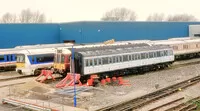 Class 117 DMU at Aylesbury depot