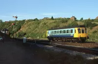 Class 121 DMU at Worcester Tunnel Junction
