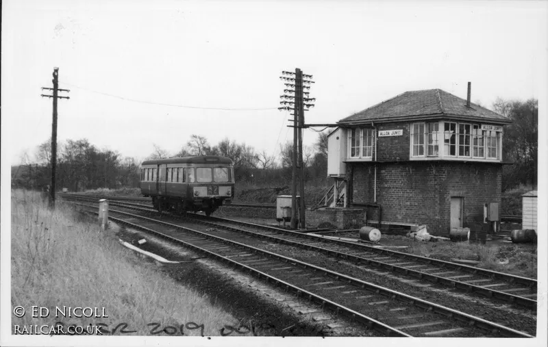 Park royal railbus at Alloa Junction