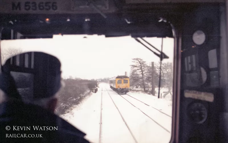 Class 120 DMU at Near Uttoxeter