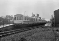 Class 100 DMU at Saxmundham