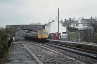 Class 101 DMU at Newton St Cyres