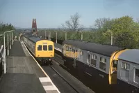 Class 101 DMU at Dalmeny