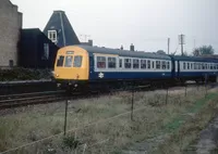 Class 101 DMU at Woodbridge