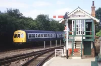 Class 101 DMU at Chappel and Wakes Colne