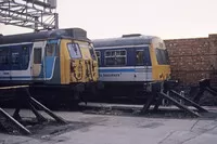 Class 101 DMU at Stockport depot