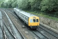 Class 101 DMU at Princes Street Gardens