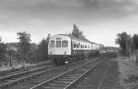 Class 101 DMU at Halesworth