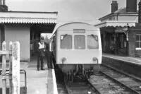 Class 101 DMU at Halesworth