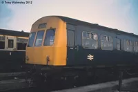 Class 101 DMU at Nottingham sidings