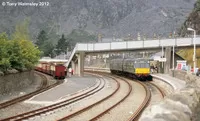 101 DMU at Blaenau Ffestiniog