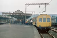 Class 101 DMU at Dumbarton Central