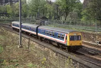 Class 101 DMU at Princes Street Gardens