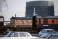 Class 103 DMU at Derby RTC