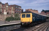 Class 105 DMU at Wigan Wallgate